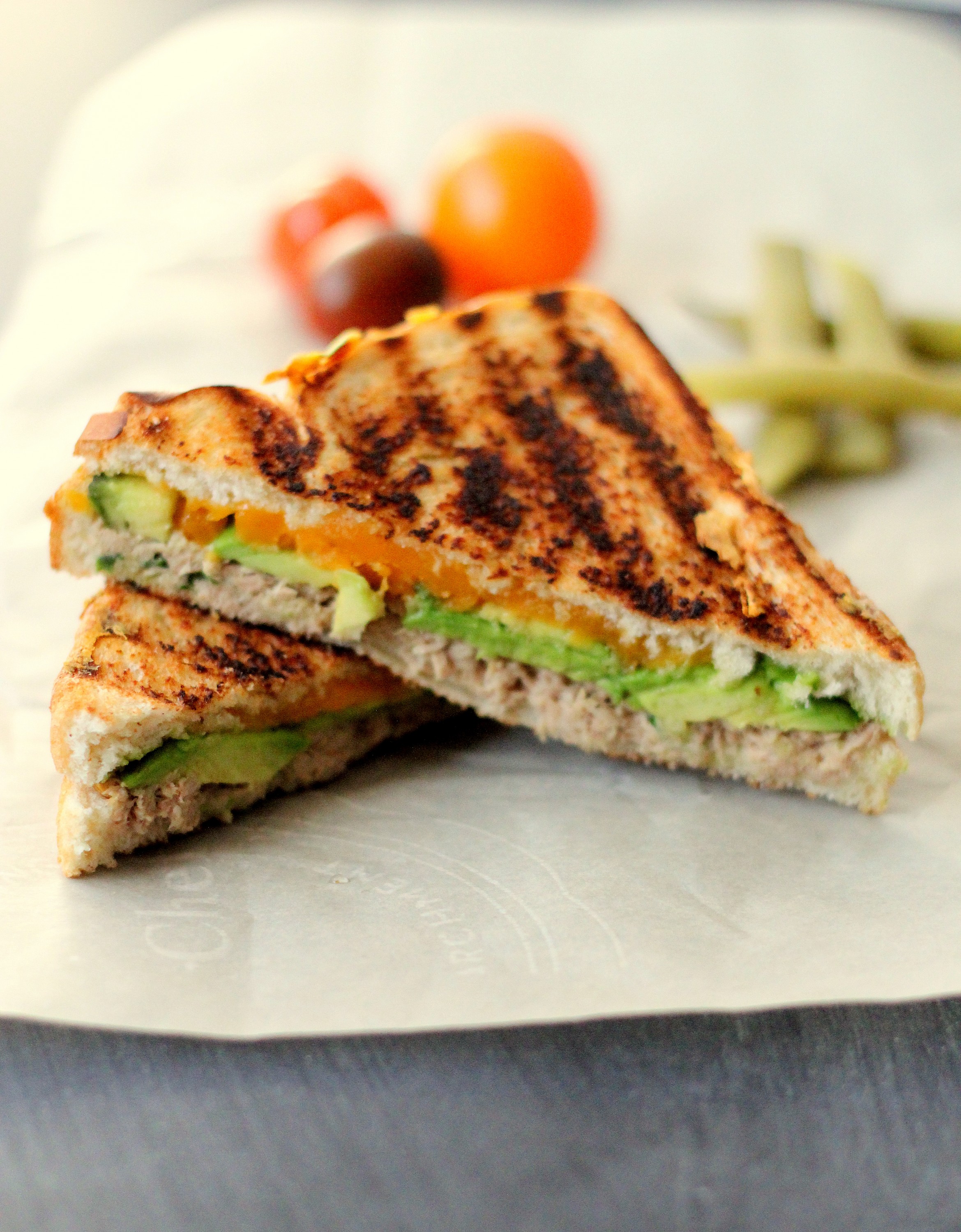 Grilled Tuna Avocado Melt