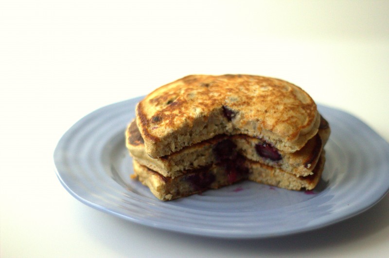 Pancakes with Blueberries and Chia Seeds1