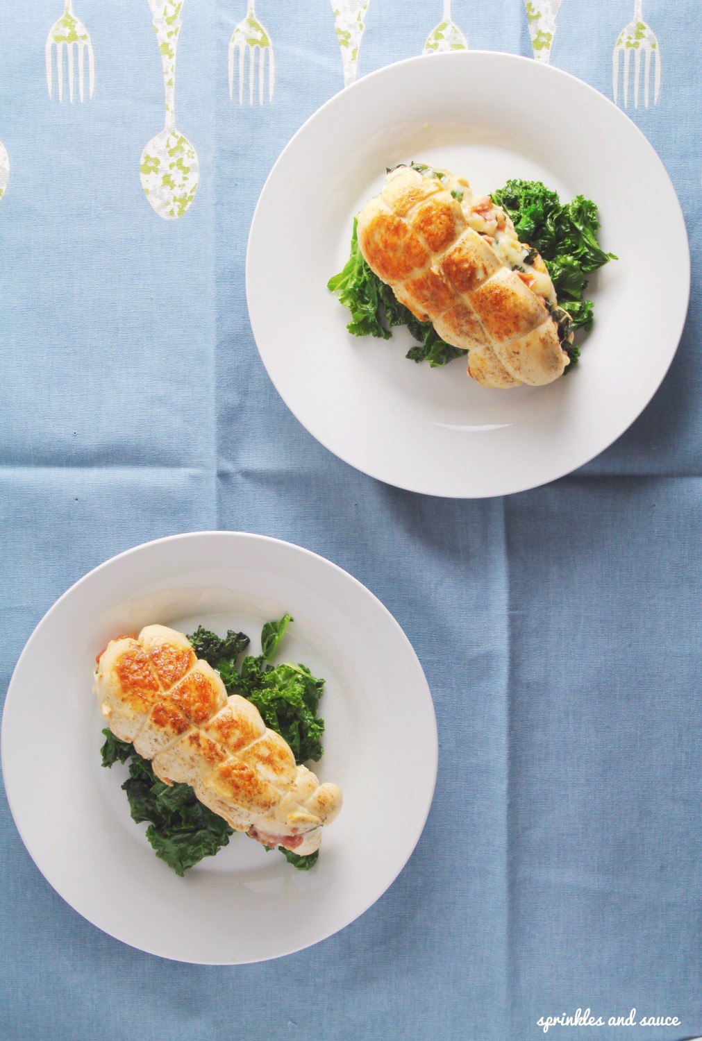 Stuffed Chicken with Proscuitto, Mozzarela and Basil2