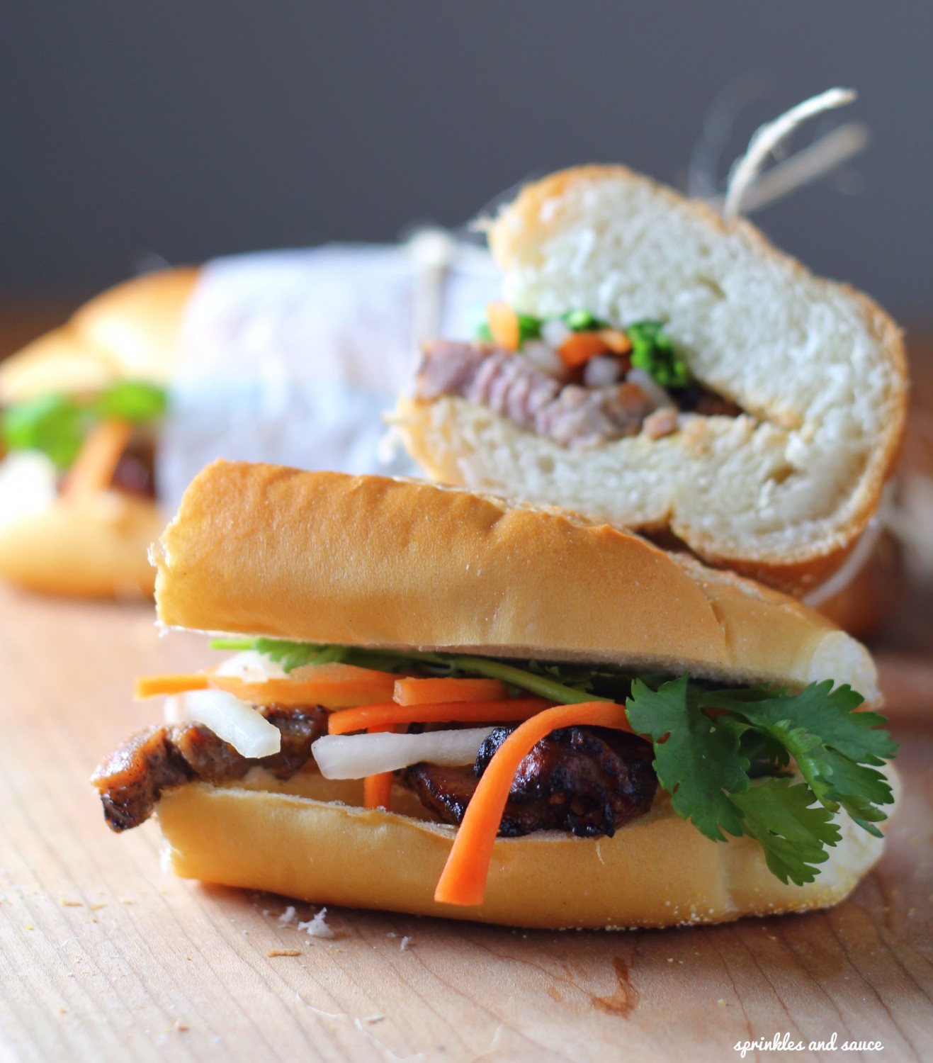 Lemongrass Pork Banh Mi2