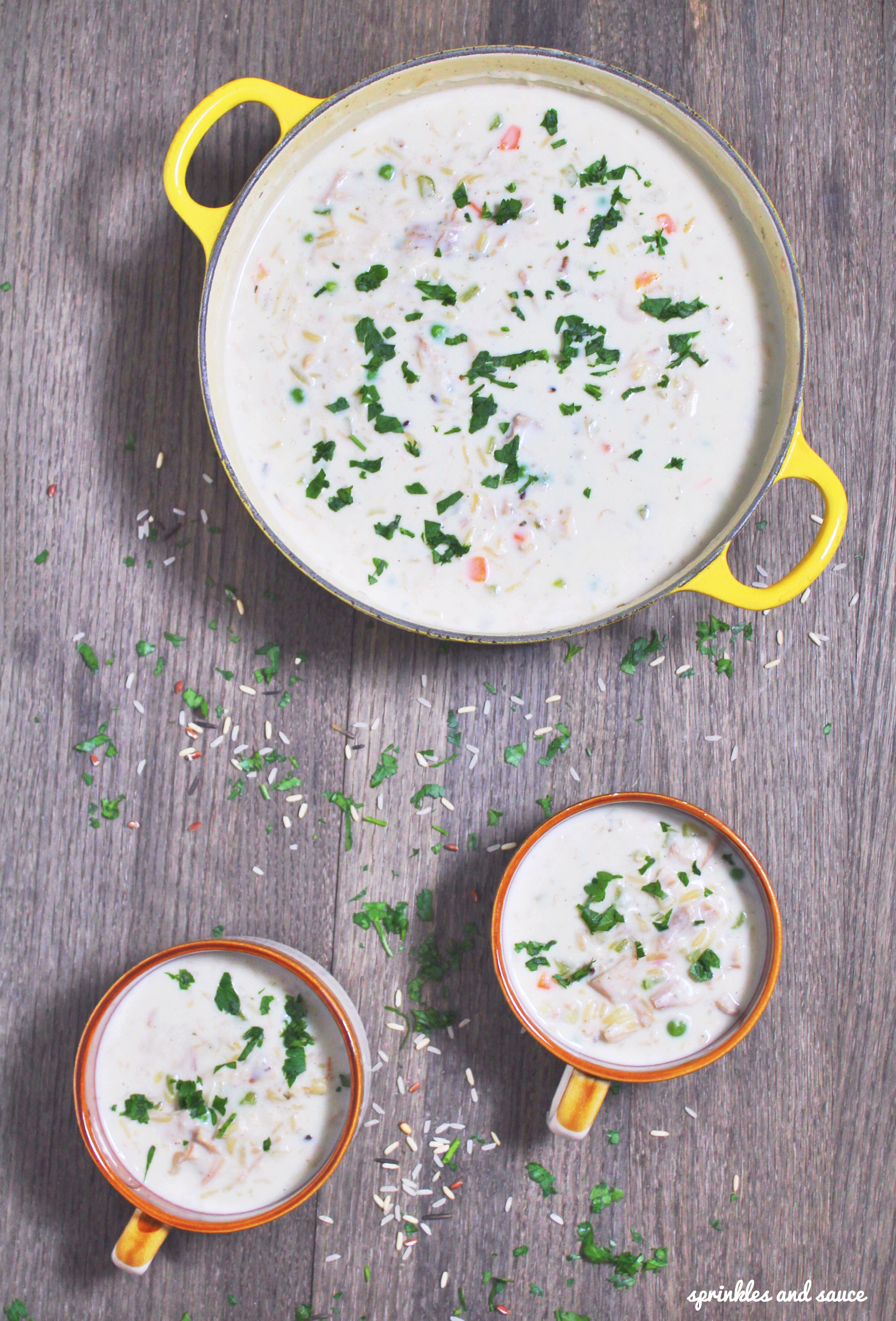 Cream of Chicken and Wild Rice Soup {Panera Bread Copycat}