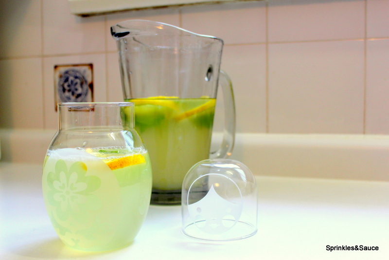 Lemonade with Pandan Syrup