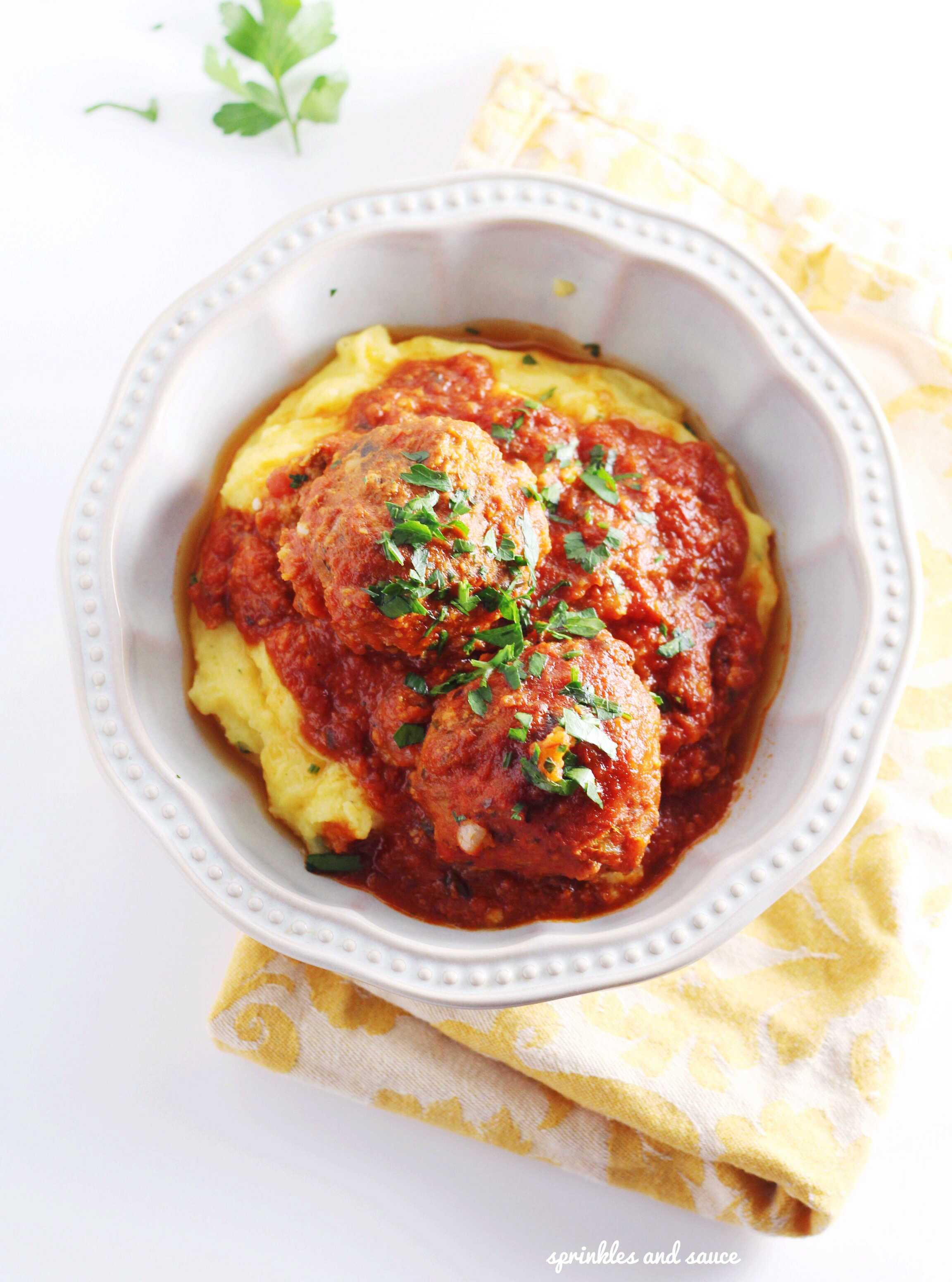 Pork and Veal Meatballs in Tomato Sauce