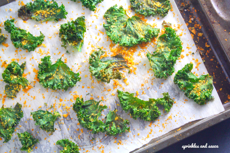 cashew cheese sauce kale chips