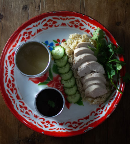 khao man gai – Thai chicken rice ข้าวมันไก่